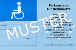 Heide Park Resort Parkausweis Behinderte Muster