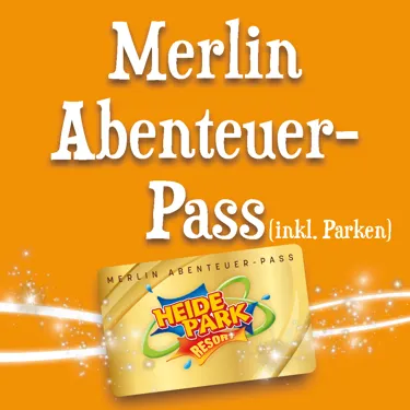 Merlinabenteuerpass+Parken 8,7X8,7Cm